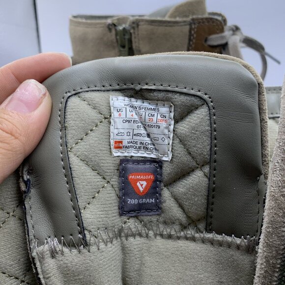 The North Face Womens 6 lace Full zip Leather Waterproof side strap boots - Picture 4 of 8